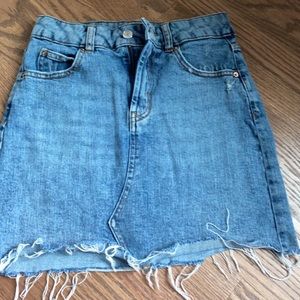 jean skirt